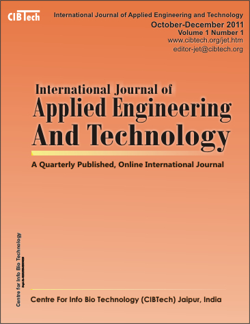 International Journal of Applied Engineering and Technology