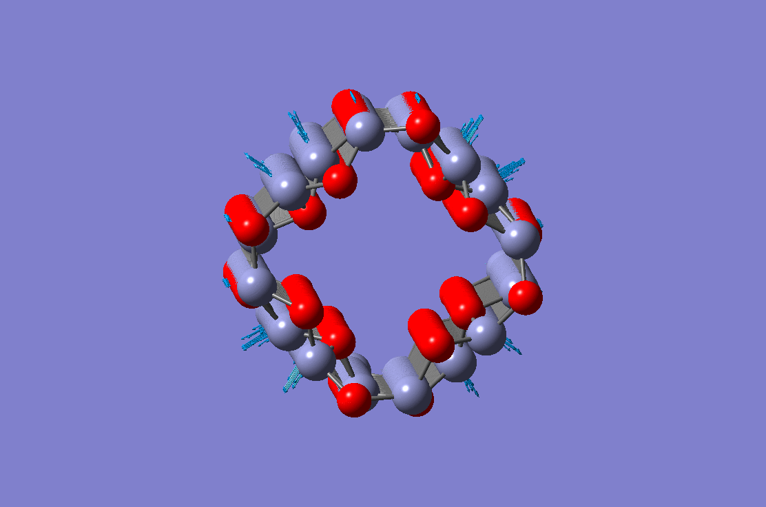 Radial breathing mode  a ZnO nanotube